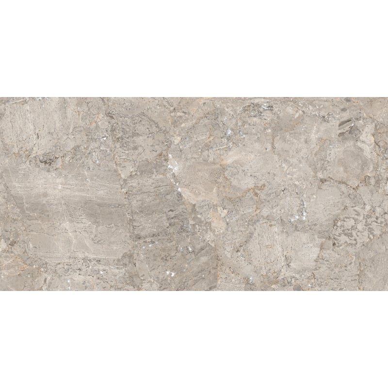 Mexen Artistic Grey glazed rectified G1, floor-wall tile 120 x 60 cm, gloss - TL121-120-060-00