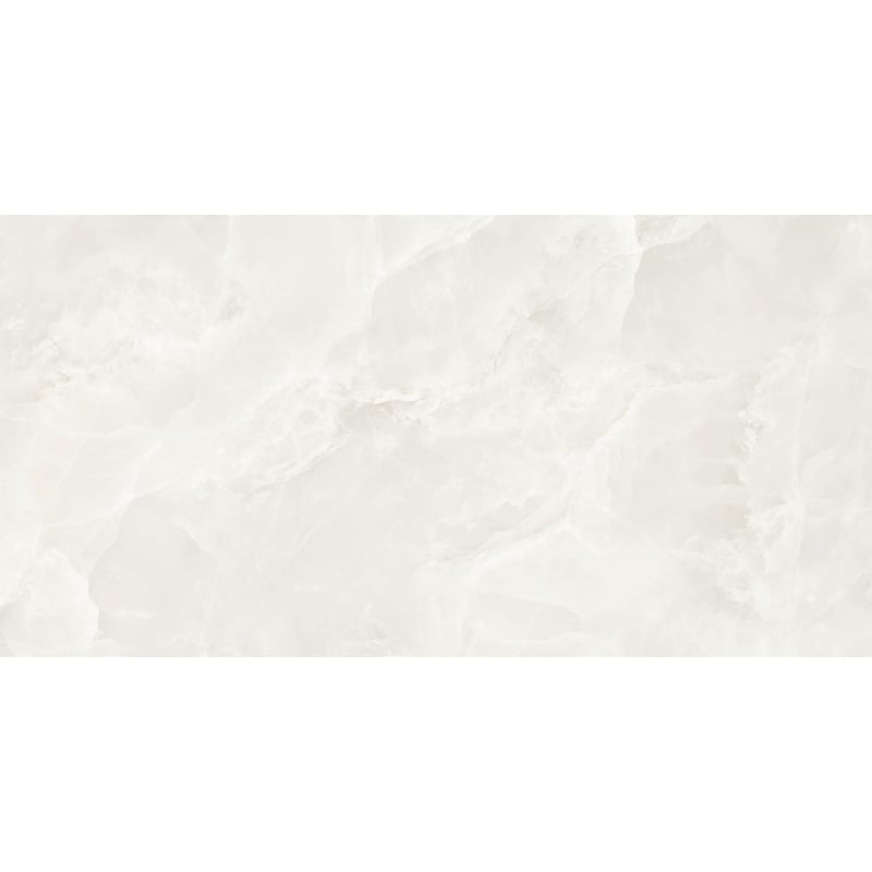 Gres émaillé rectifié Mexen Valga Bianco, carrelage sol-mur 120 x 60 cm, brillant - TL122-120-060-01