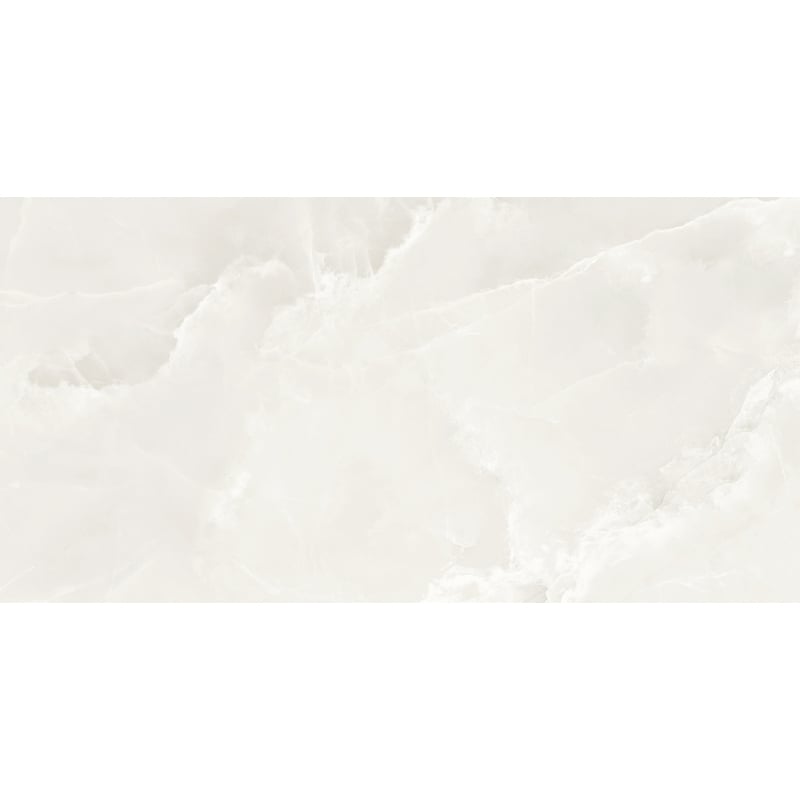 Mexen Valga Bianco glasiertes Feinsteinzeug rek. G1, Boden- und Wandfliese 120 x 60 cm, glänzend - TL122-120-060-01