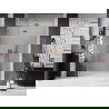 Mexen Lunar Duschpendeltüren, linksseitig, 135 cm, transparent, gebürstetes Kupfer - 834-135-000-65-00-L
