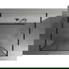 Mexen Kioto vrijstaande douchewand 110 x 200 cm, zwart raster 8 mm, zwart - 800-110-002-70-77