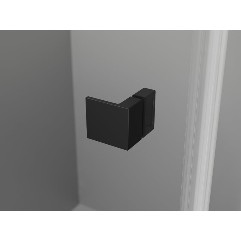 Mexen Lunar porta doccia battente sinistra 120 cm, trasparente, nera - 834-120-000-70-00-L