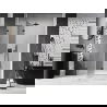 Mexen Lunar Duschdrehtür links 135 cm, transparent, schwarz - 834-135-000-70-00-L