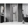 Mexen Lunar pöörduksega vasak dušiuks 85 cm, läbipaistev, gun metal - 834-085-000-95-00-L