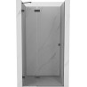 Mexen Lunar vasakpoolne pöörduks 120 cm, läbipaistev, gun metal - 834-120-000-95-00-L