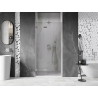 Mexen Lunar dušiuksed, vasakpoolse avanemisega, 95 cm, läbipaistev, harjatud nikkel - 834-095-000-97-00-L