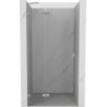 Mexen Lunar dušiuksed vasakpoolne 120 cm, läbipaistev, harjatud nikkel - 834-120-000-97-00-L