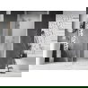 Mexen Lunar Duschdrehtür links 120 cm, transparent, gebürsteter Nickel - 834-120-000-97-00-L