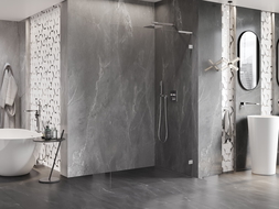 Mexen Lunar L paroi de douche Walk-in droite 70 x 200 cm, transparent 8 mm, chromé - 830L-070-000-01-00-P