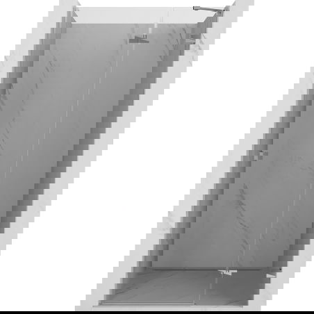 Mexen Lunar riets Duschdier riicht 70 cm transparent, Chrom - 834-070-000-01-00-P