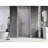 Mexen Lunar right hinged shower door 90 cm, transparent, chrome - 834-090-000-01-00-P