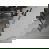 Mexen Kioto vrijstaande douchewand 110 x 200 cm, zwart patroon 8 mm, zwart - 800-110-002-70-78