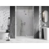 Mexen Lunar parema poole avanevad dušiuksed 130 cm, läbipaistev, kroom - 834-130-000-01-00-P
