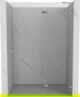 Mexen Lunar drzwi prysznicowe uchylne prawe 135 cm, transparent, chrom - 834-135-000-01-00-P
