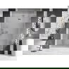 Mexen Lunar Duschwand mit rechter Schwenktür 140 cm, transparent, Chrom - 834-140-000-01-00-P