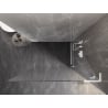 Mexen Lunar L paroi de douche Walk-in droite 80 x 200 cm, transparent 8 mm, blanc - 830L-080-000-20-00-P
