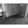 Mexen Lunar L paroi de douche Walk-in droite 100 x 200 cm, transparent 8 mm, blanc - 830L-100-000-20-00-P