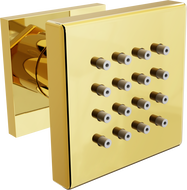 Mexen zijspuitstuk opbouw, goud - 79360-50