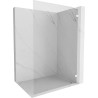 Mexen Lunar L dušisein Walk-in parem 110 x 200 cm, läbipaistev 8 mm, valge - 830L-110-000-20-00-P