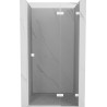 Mexen Lunar parema hinged duššiuks 105 cm, läbipaistev, valge - 834-105-000-20-00-P