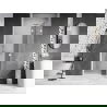 Mexen Lunar Duschdrehtür rechts 125 cm, transparent, weiß - 834-125-000-20-00-P