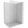 Mexen Lunar L ścianka prysznicowa Walk-in prawa 50 x 200 cm, transparent 8 mm, złota - 830L-050-000-50-00-P