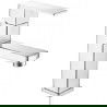 Mexen Emma wastafelkraan, inox - 71900-00