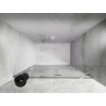 Mexen Lunar drzwi prysznicowe uchylne prawe 135 cm, transparent, białe - 834-135-000-20-00-P