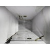 Mexen Lunar dušiuksed, paremale avanemisega, 75 cm, läbipaistev, kuldne - 834-075-000-50-00-P