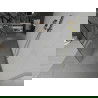 Mexen Kioto vrijstaande douchewand 100 x 200 cm, wit patroon 8 mm, goud - 800-100-002-50-85