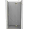 Mexen Lunar right hinged shower door 100 cm, transparent, gold - 834-100-000-50-00-P