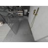 Mexen Kioto paroi de douche autoportante 120 x 200 cm, motif blanc 8 mm, or - 800-120-002-50-85