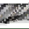 Mexen Lunar douchedeur zwenkbaar rechts 115 cm, transparant, goud - 834-115-000-50-00-P