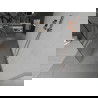 Mexen Kioto vrijstaande douchewand 110 x 200 cm, wit patroon 8 mm, roze goud - 800-110-002-60-85