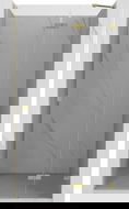 Mexen Lunar scharnierende douchedeur rechts 100 cm, transparant, goud geborsteld - 834-100-000-55-00-P