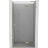 Mexen Lunar porte de douche battante droite 110 cm, transparent, or brossé - 834-110-000-55-00-P