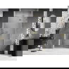 Mexen Lunar Duschdrehtür rechts 115 cm, transparent, gold gebürstet - 834-115-000-55-00-P
