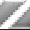 Mexen Lunar opengaande douchedeur rechts 130 cm, transparant, goud geborsteld - 834-130-000-55-00-P