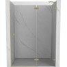 Mexen Lunar parema hingega dušiuks 135 cm, läbipaistev, harjatud kuldne - 834-135-000-55-00-P