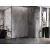 Mexen Lunar L Shower Wall Walk-in Right 70 x 200 cm, Transparent 8 mm, Rose Gold - 830L-070-000-60-00-P