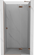 Mexen Lunar dušiuksed, parempoolne, 110 cm, läbipaistev, roosakaskuldne - 834-110-000-60-00-P
