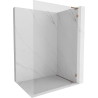 Mexen Lunar L dušisein Walk-in paremal 90 x 200 cm, läbipaistev 8 mm, roosa kuld - 830L-090-000-60-00-P