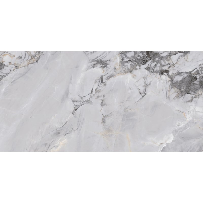 Mexen Limos Grey grès émaillé rectifié G1, carreau sol-mur 120 x 60 cm, brillant - TL127-120-060-01