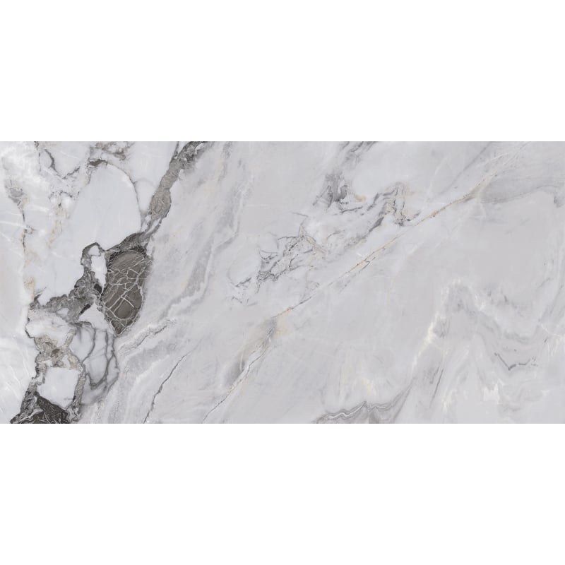 Mexen Limos Grey gres szkliwiony rekt. G1, płytka podłogowo-ścienna 120 x 60 cm, połysk - TL127-120-060-01