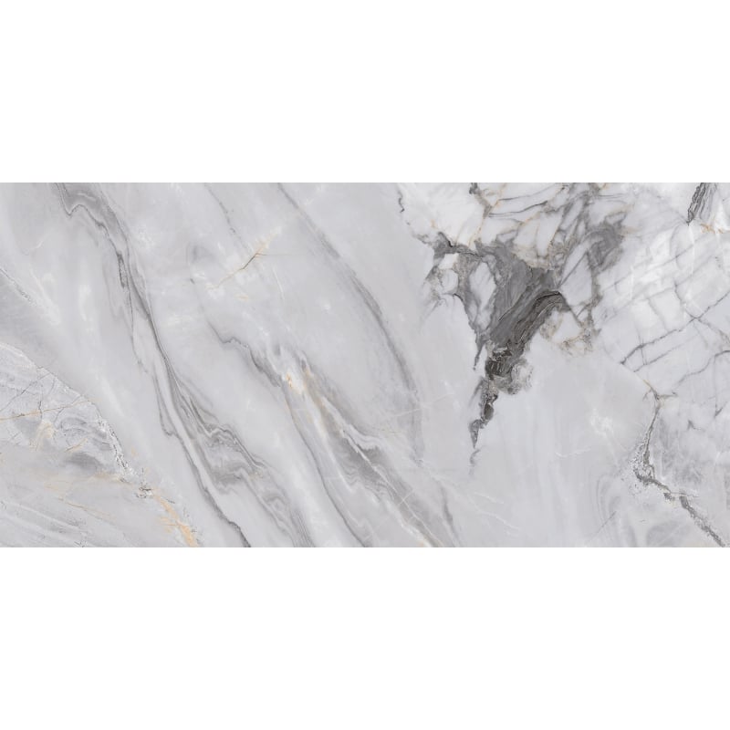 Mexen Limos Grey gres szkliwiony rekt. G1, płytka podłogowo-ścienna 120 x 60 cm, połysk - TL127-120-060-01