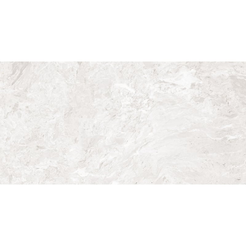 Mexen Iconic Bianco glazed rectified porcelain tile G1, floor-wall 120 x 60 cm, gloss - TL128-120-060-00