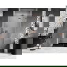 Mexen Lunar Duschdrehtür rechts 125 cm, transparent, gebürstetes Kupfer - 834-125-000-65-00-P