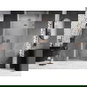 Mexen Lunar Duschdrehtür rechts 125 cm, transparent, gebürstetes Kupfer - 834-125-000-65-00-P