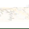Mexen Viola Gold polierte Fliesen rekt. G1, Boden- und Wandfliese 120 x 60 cm, Hochglanz - TL130-120-060-01