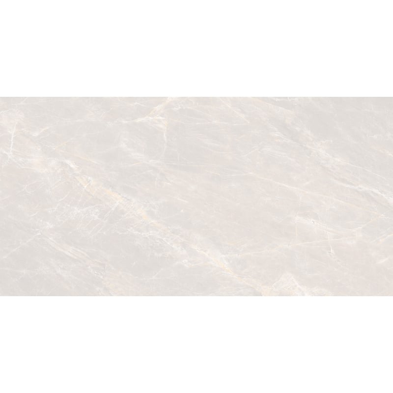 Mexen Brazilian Bianco glazed rectified porcelain tile G1, floor-wall tile 120 x 60 cm, gloss - TL131-120-060-01